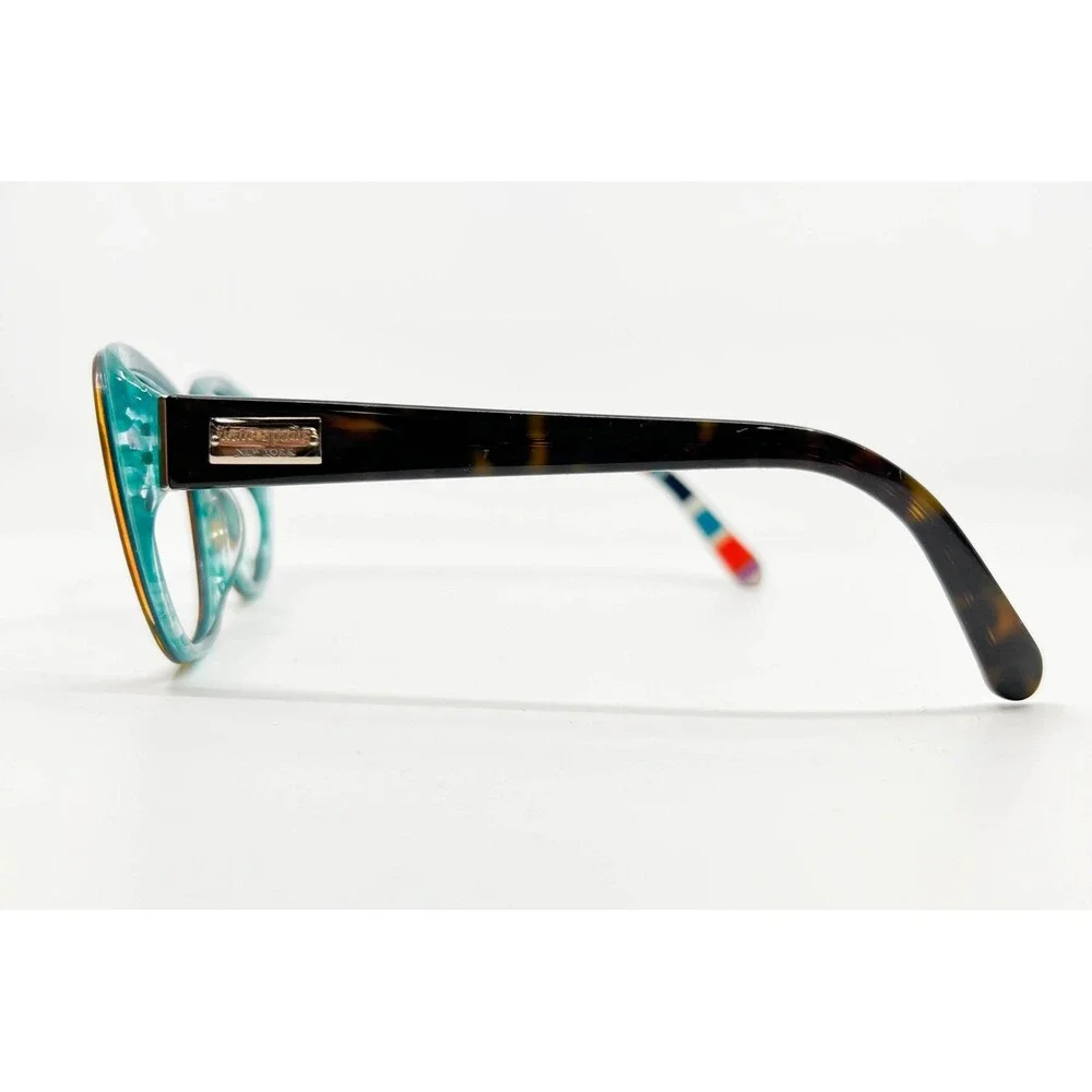 Kate Spade Hilde Eyeglasses Women Teal Tortoise Striped 54-16-135